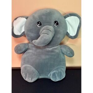 Toy Box Grey Elephant Plush Squishy Stuffed Animal 14 Inch Soft Toy